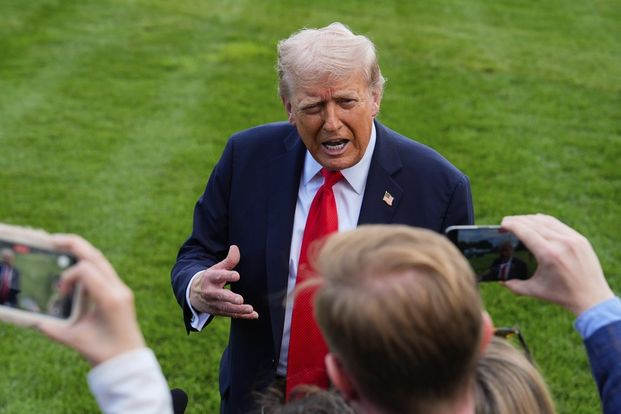 Trump says ‘we have to beat the hell’ out of ‘radical left lunatics’ after Kirk killing